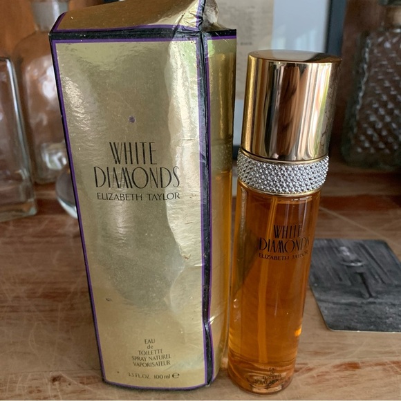 🆕 WHITE DIAMONDS ELIZABETH TAYLOR 3.3 FL OZ Bundle Lot of 2 - Picture 4 of 4